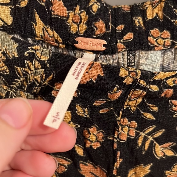 Free People Bali Sultry Boho Pants Jade Combo Small - Picture 5 of 8